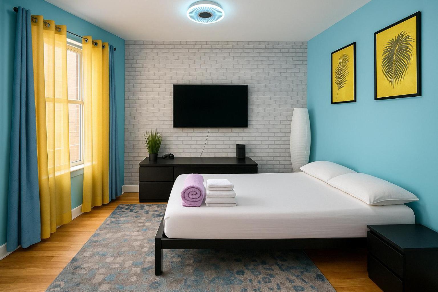 Modern Xl Queen Room Comfort & Character In Harlem Nova York Exterior foto
